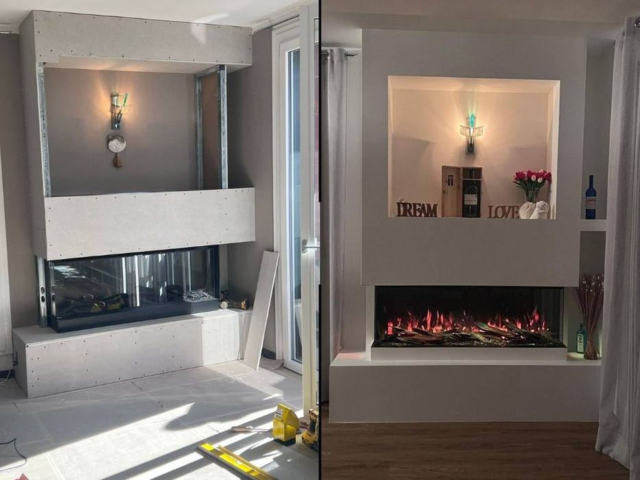 Aflamo Superb 3D - caminetto elettrico da incasso