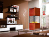 The Flame Tower Steel & Wood - caminetto, effetto fuoco, ad acqua nebulizzata - Efesto Home