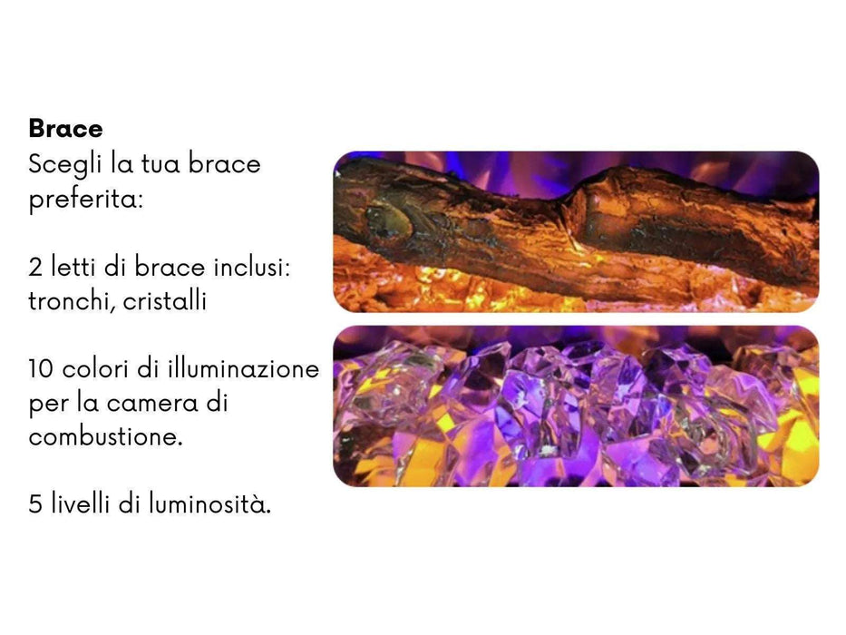 Aflamo Unique NH - caminetto elettrico