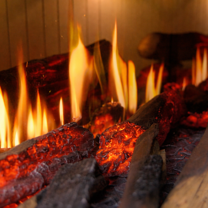 Dimplex Vista - camino elettrico da incasso, vista trifacciale