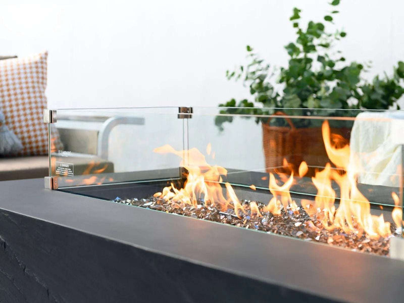 Elementi Capetown - tavolo con braciere a fuoco gas