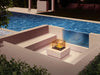 The Flame Cube  - caminetto quadrato da incasso ad acqua nebulizzata - Efesto Home