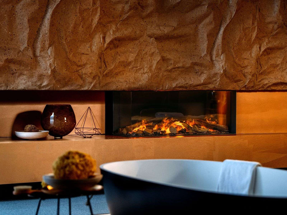 e-MatriX 1050/400 CL - caminetto elettrico a vapore acqueo, angolo sinistro