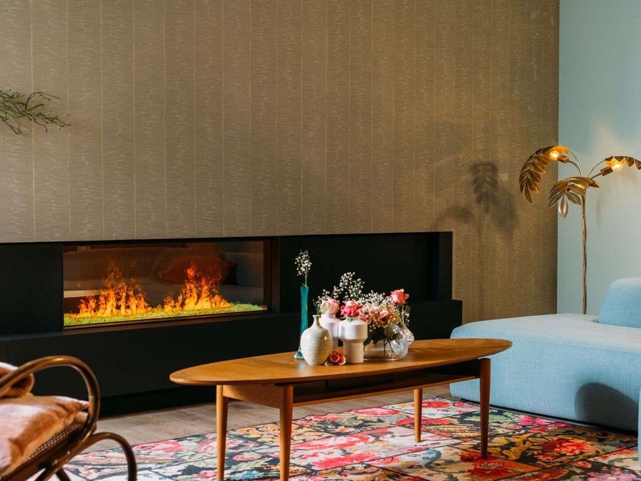 e-MatriX 1300/400 F - caminetto elettrico a vapore acqueo, frontale