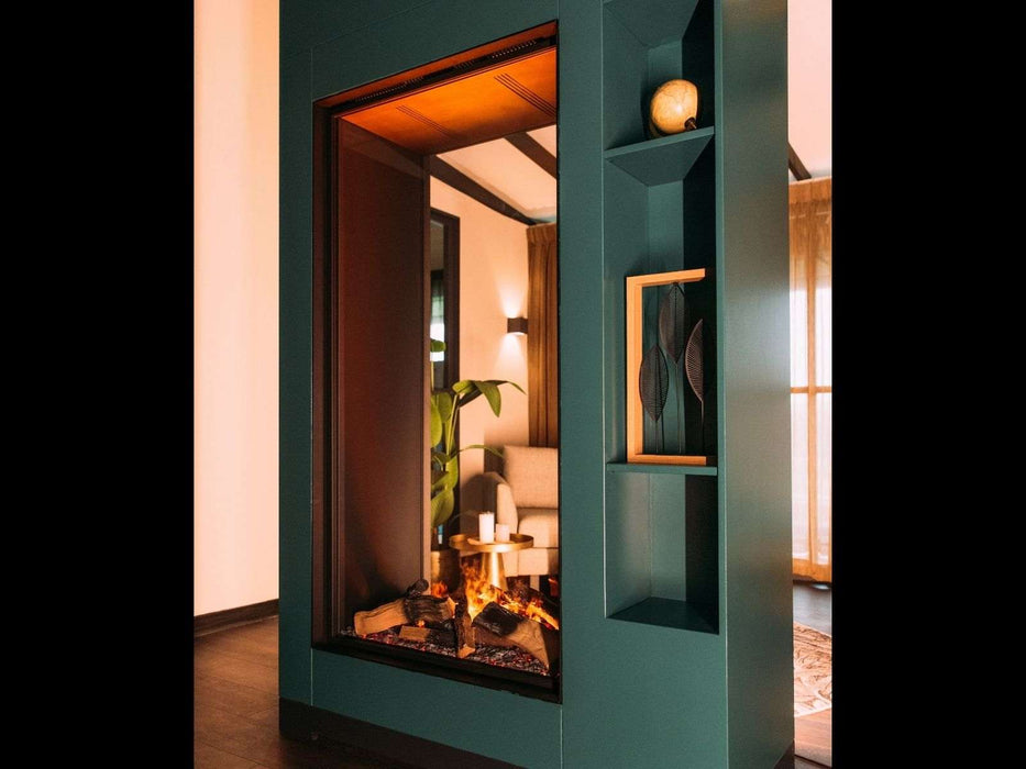 e-MatriX Vertical 800/1600 ST - caminetto elettrico a vapore acqueo, bifacciale