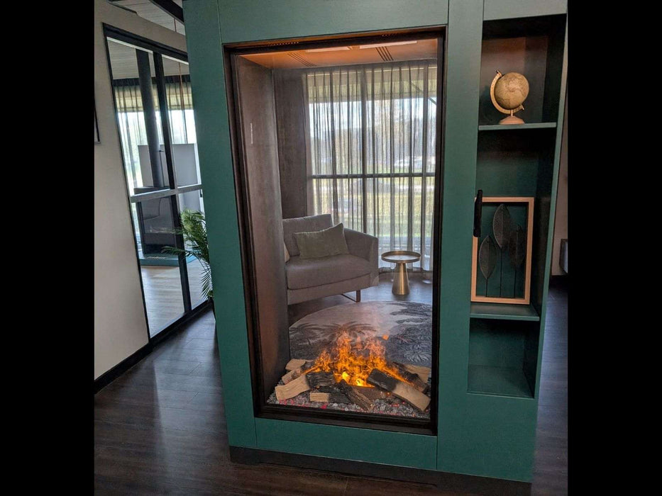 e-MatriX Vertical 800/1600 ST - caminetto elettrico a vapore acqueo, bifacciale