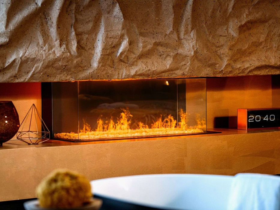 e-MatriX 1050/400 S - caminetto elettrico a vapore acqueo, trifacciale