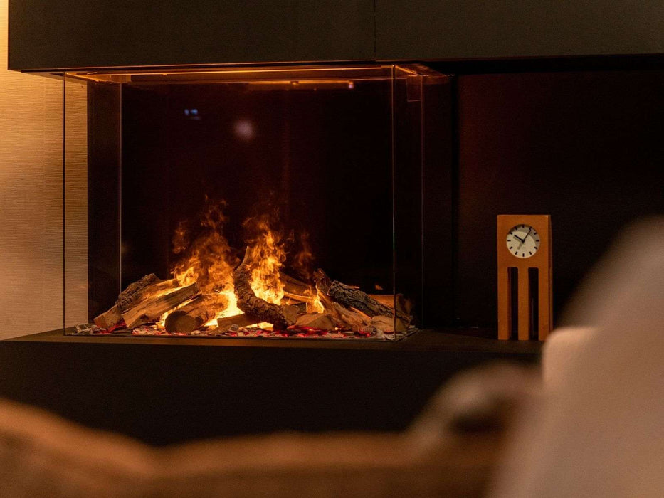 e-MatriX 800/650 S - caminetto elettrico a vapore acqueo, trifacciale