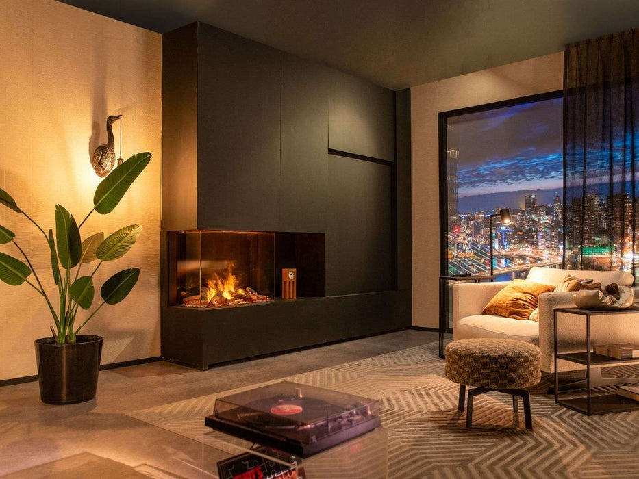 e-MatriX 800/650 S - caminetto elettrico a vapore acqueo, trifacciale