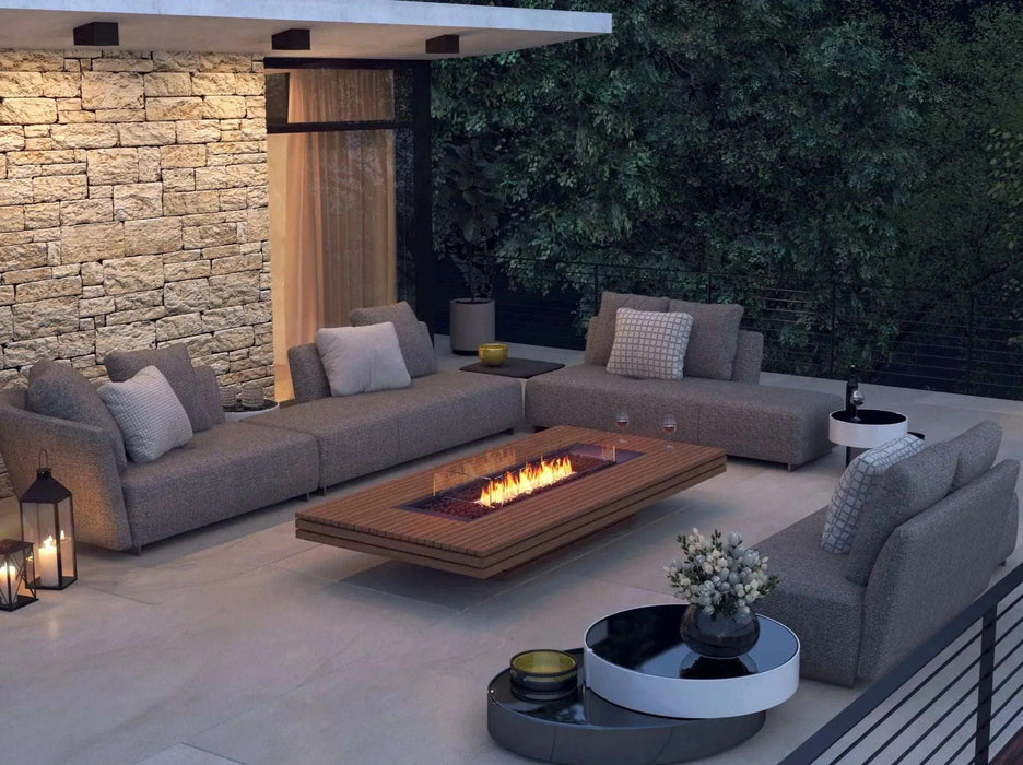 Ecosmart Gin 90 (altezza bassa) tavolo con braciere a bioetanolo - Efesto Home