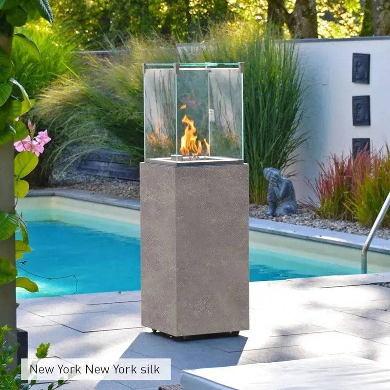 Neocube O - focolare a gas con rivestimento in ceramica - Efesto Home