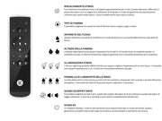 Kalfire E-one 100S - caminetto elettrico da incasso, modello trifacciale