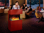 The Flame Welcome - tavolino reception con caminetto ad acqua nebulizzata - Efesto Home