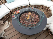 Elementi Lunar - ciotola con braciere a fuoco gas - Efesto Home
