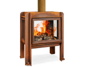 RB73 Fennek 80 caminetto a legna per esterno in acciaio corten - Efesto Home
