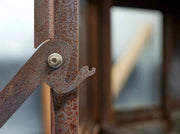 RB73 Fennek 80 caminetto a legna per esterno in acciaio corten - Efesto Home