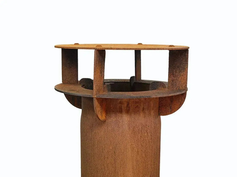 RB73 Fennek 50 caminetto a legna per esterno in acciaio corten - Efesto Home