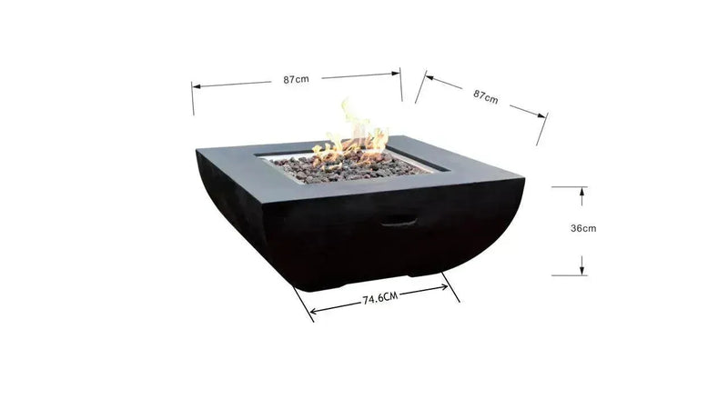 Modeno Aurora tavolo a fuoco gas - Efesto Home