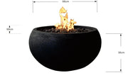 Modeno York ciotola a fuoco gas - Efesto Home