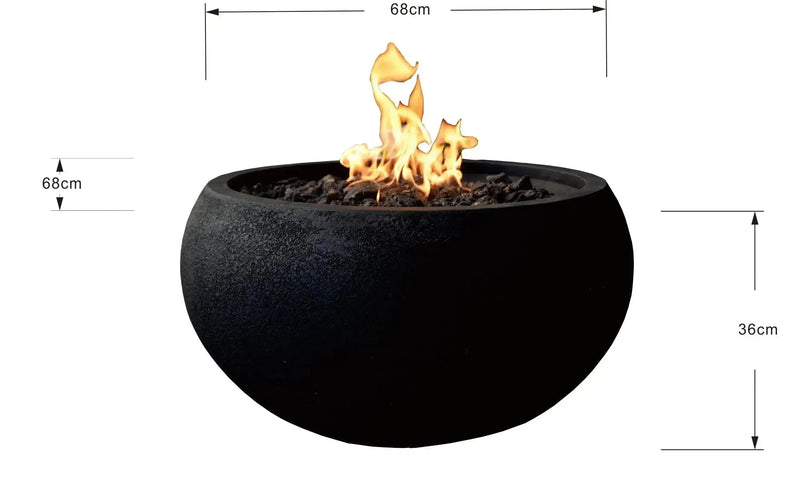 Modeno York ciotola a fuoco gas - Efesto Home
