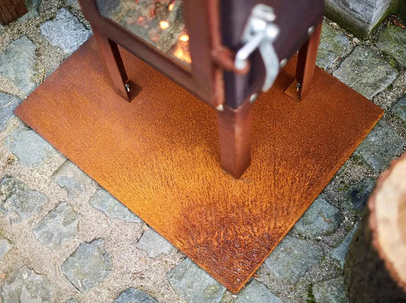 RB73 Piastra di base Corten 3 mm - Efesto Home
