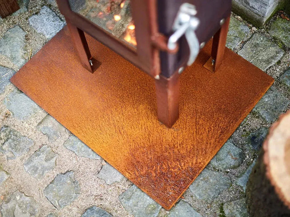 RB73 Piastra di base Corten 3 mm — Efesto Home